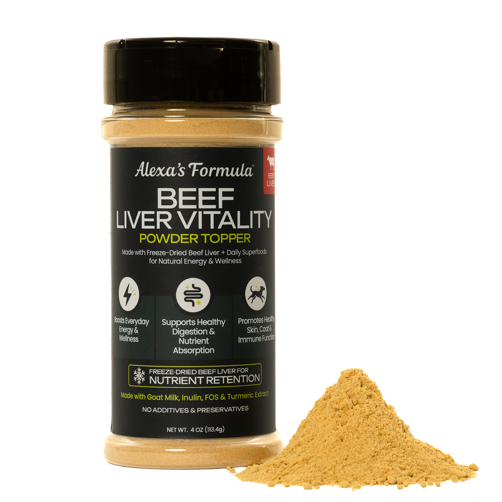 Beef Liver Vitality Powder Topper